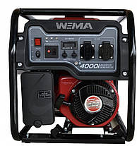 Інверторний бензиновий генератор 4-4.5 кВт WEIMA WM4000i, фото 3