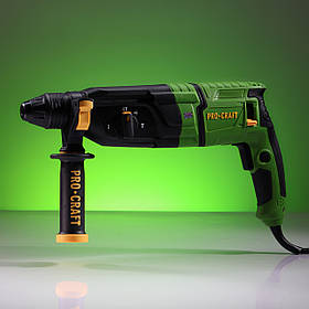 Перфоратор Procraft BH1100 (900 Вт, 3.2 Дж, SDS PLUS) у кейсі. Перфоратор Прокрафт BH-1100