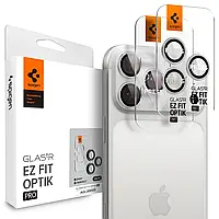 Захисне скло Spigen для камери iPhone 17 Max/ 17 Pro/ 16 Max/ 16 Pro EZFit Optik Pro (2шт) Silver (AGL10124)