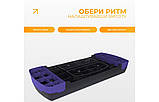 Степ-платформа 2-рівнева EasyFit EF-0540-V Step-B, 68×28 см, висота 10–15 см, чорно-фіолетова — для фітнесу та аеробіки, фото 2