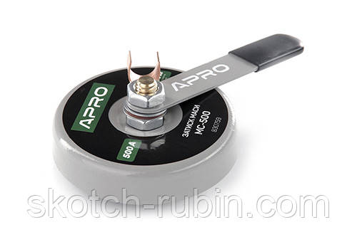 Зажим маси магнітний 500А 30кг APRO для зварювання та монтажу надійний фіксатор для деталей