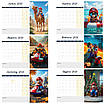 Календар Супер Маріо 2026 настінний перекидний (А4 формат, 300 х 210 мм, 12 аркушів), фото 3