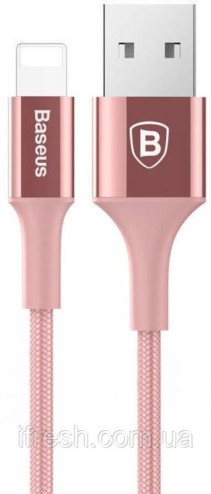 Кабель Baseus Shining Lightning 1m, Pink (CALSY-0R), фото 1