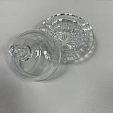 Лимонниця з кришкою скляна 12,5х12,5х12 см Crystal Lime BMTG336/7026, фото 2