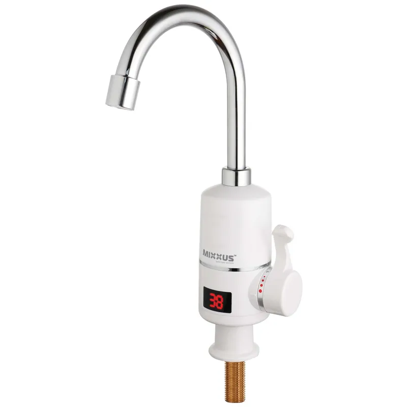 Водонагрівач Mixxus Electra 110-E 3 kW проточний, з індикатором темп., Reset, на мийку (MI8233), фото 1