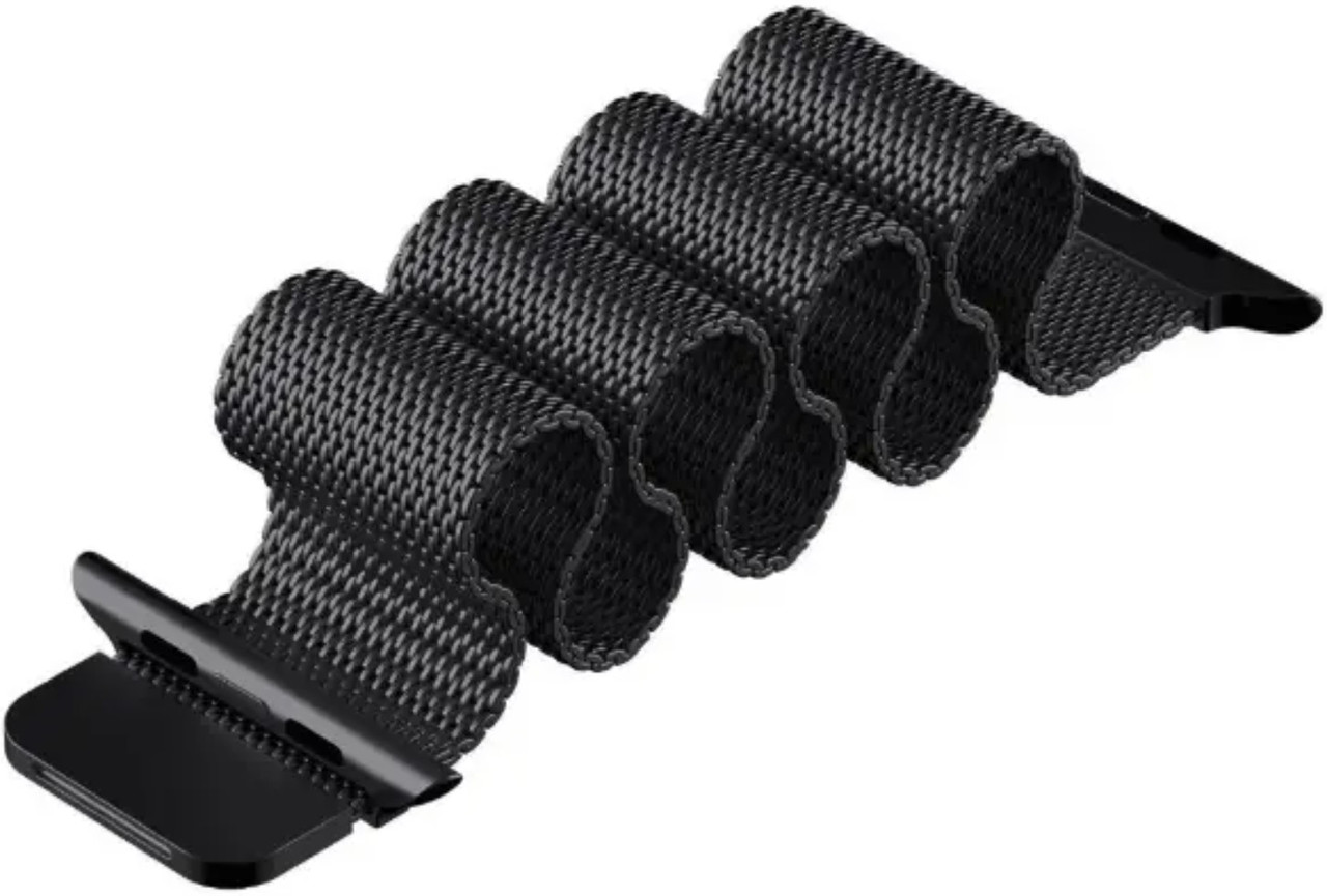 Міланський сітчастий ремінець Primo для Apple Watch 42mm / 44mm / 45mm - Black, фото 1