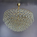 Кришталева люстра для вітальні діаметром 80 см 89018-800 FG, фото 3