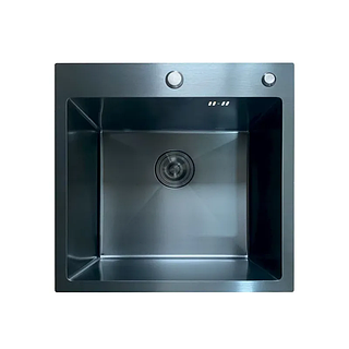 Мийка Mixxus MH5050 Micro Decor Black (3.0/0.8) з неірж. сталі (колір чорний) (MI8215)