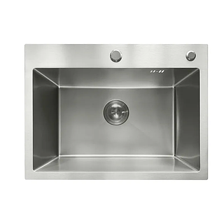 Мийка Mixxus MH5843 Micro Decor SS Color (3.0/0.8) з неірж. сталі (колір неірж.) (MI8216)