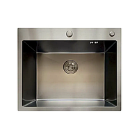 Мийка Mixxus MH6050 Micro Decor Graphite (3.0/0.8) з неірж. сталі (колір графіт) (MI8221)