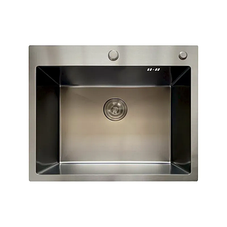 Мийка Mixxus MH6050 Micro Decor Graphite (3.0/0.8) з неірж. сталі (колір графіт) (MI8221)