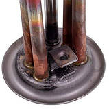 Тен фланцевий для бойлера Thermex 2000W (мідний) фланець 63mm, 2 трубки під датчик (під анод M6), фото 3