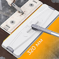 Комплект запасок (2 шт.) на швабру з плоским відром (BD-130fb-fibra), фото 3