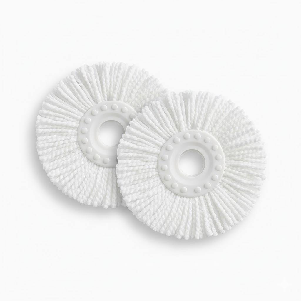 Комплект запасних частин з мікрофібри (2 шт.) на швабру з автоматичним режимом (BD-125am-fibra), фото 1