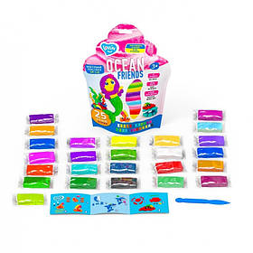 Набір для ліплення Повітряний пластилін (25 кольорів)