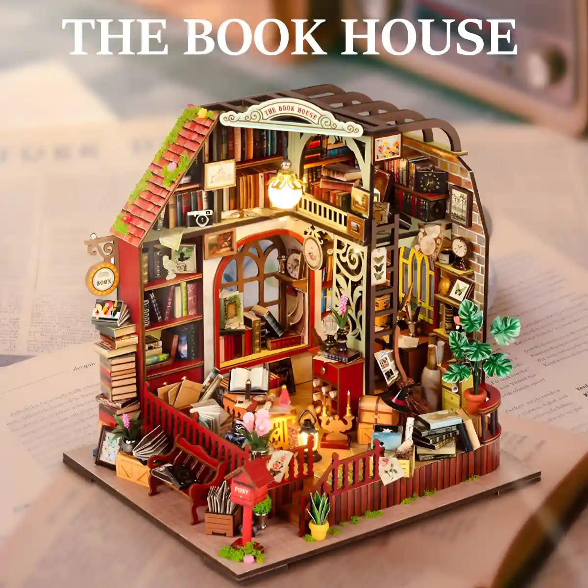 Румбокс Книжковий будиночок The Book House DIY Miniature House TSZH227, фото 1
