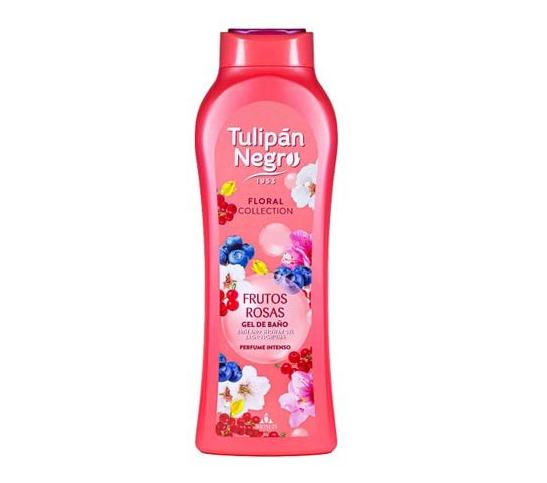 Гель для душу Tulipan Negro Floral Рожеві фрукти, 650 мл, фото 1