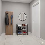 Полиця/стелаж для взуття (3 рівні), фото 2