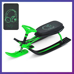 Дитячий снігокат MS 1778-11 з низькою рамою Зелений