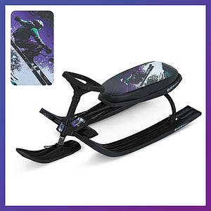 Дитячий снігокат MS 1778-4 з низькою рамою Чорний