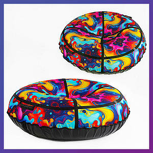 Надувні санки-тюбінг 120 см Т33872 Абстракція