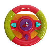 Музичне Інтерактивне Кермо для Малюків 2 види кріплення: на присосках, ремені. Звук, Підсвічування, Тріскачка ( 688-68), фото 2
