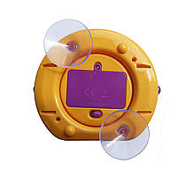 Музичне Інтерактивне Кермо для Малюків 2 види кріплення: на присосках, ремені. Звук, Підсвічування, Тріскачка ( 688-68), фото 3