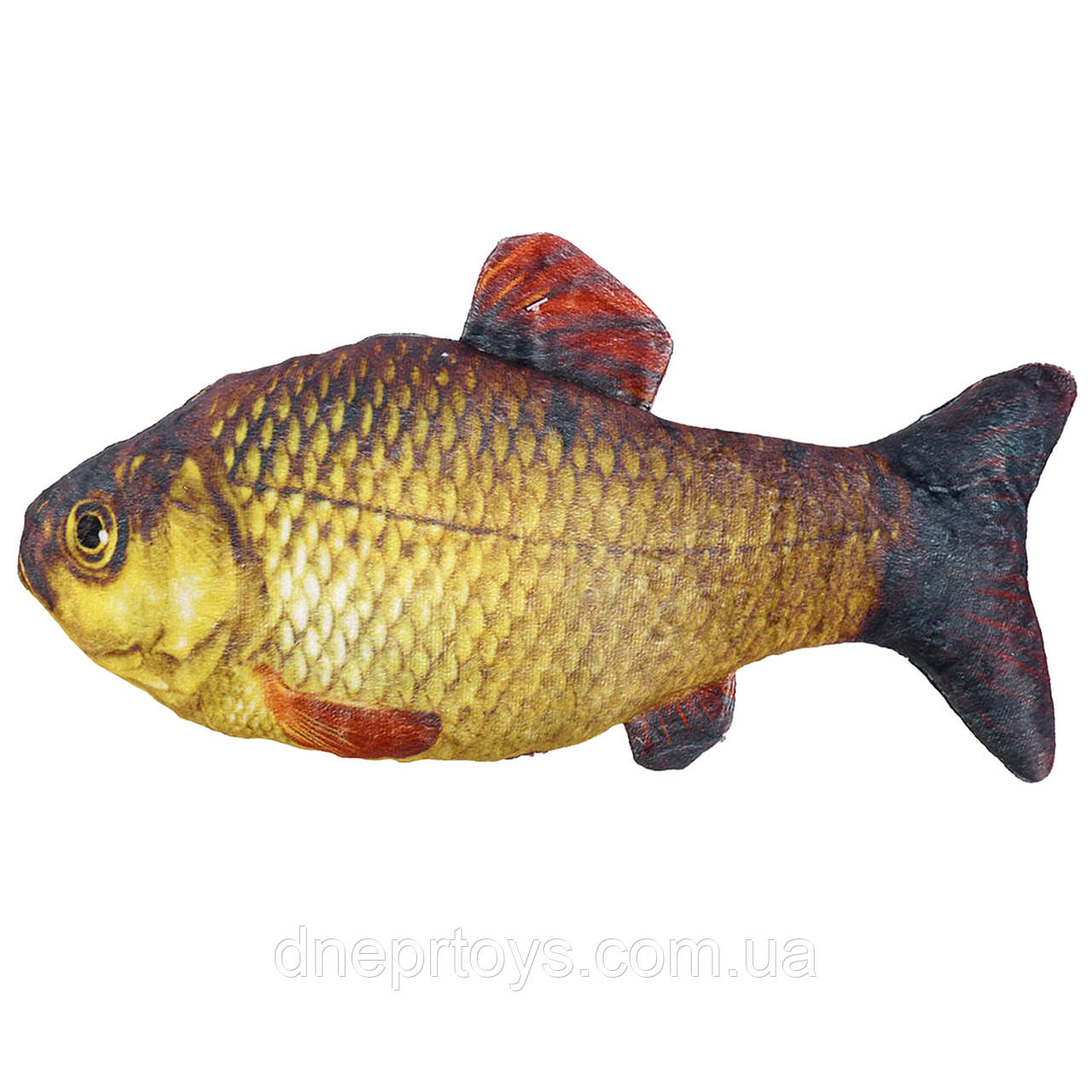 М`яка іграшка Риба антистрес Короп золотий сувенір подушка 38*8*15см (Р86495), фото 1