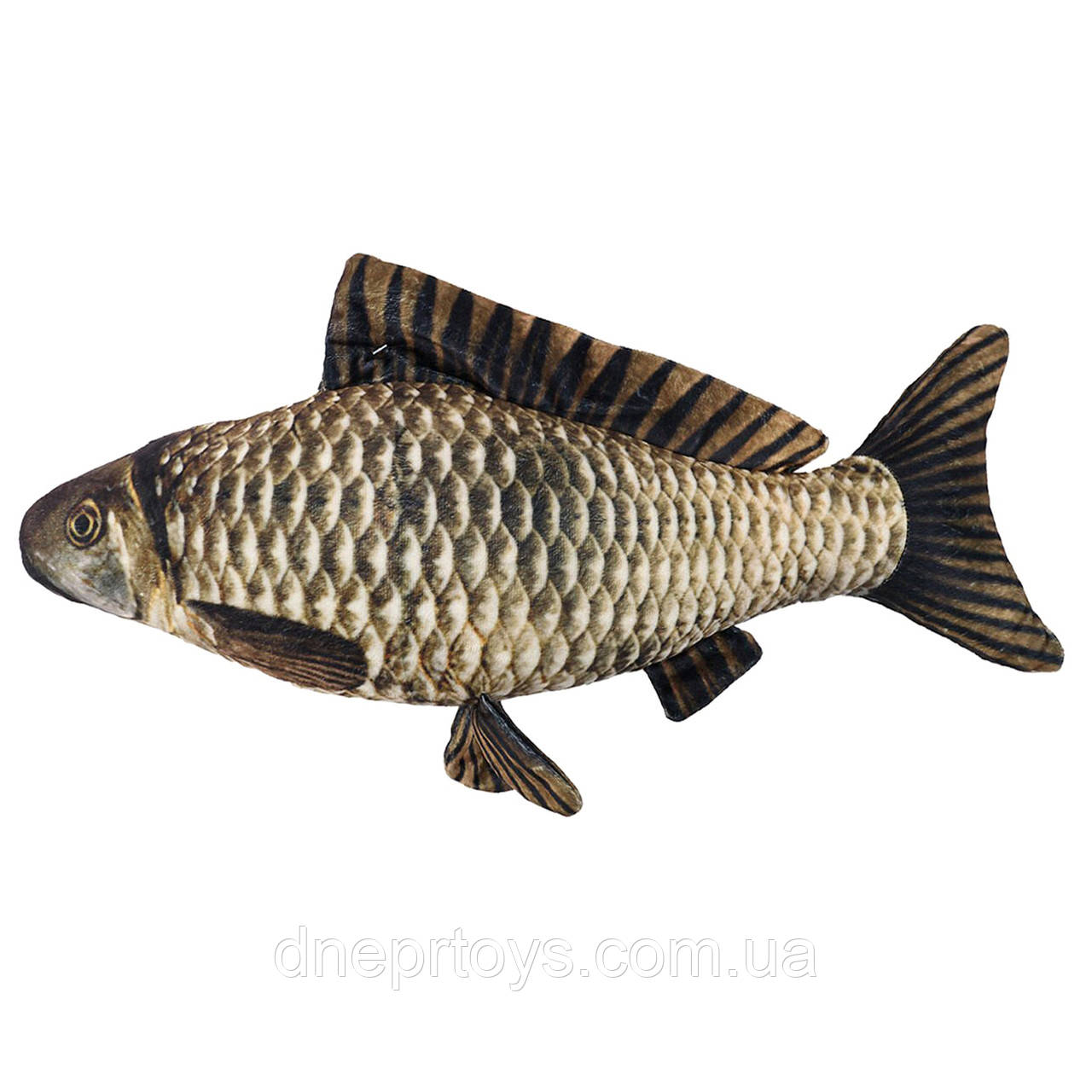 М`яка іграшка Риба антистрес Короп срібний сувенір подушка 56*9*28см (Р92535), фото 1