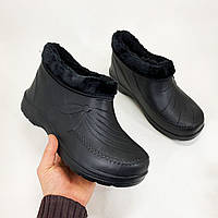 Хутряні бурки 39р, Теплі тапочки чуні, Жіночі галоші пінка в наявності, Сапоги зимові жіночі GX-75