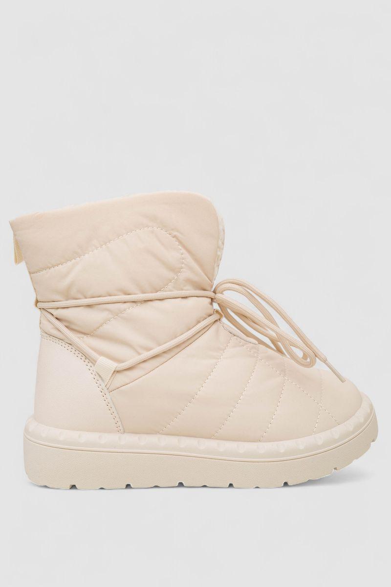 Дутики жіночі зимові на хутрі, колір бежевий, 248RFM500, фото 1