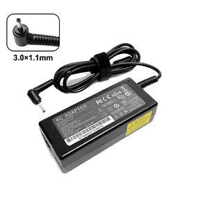 Зарядний пристрій для ноутбука 3,0-1,1 mm 3,42A 19V 65W Acer, Asus, Samsung новий