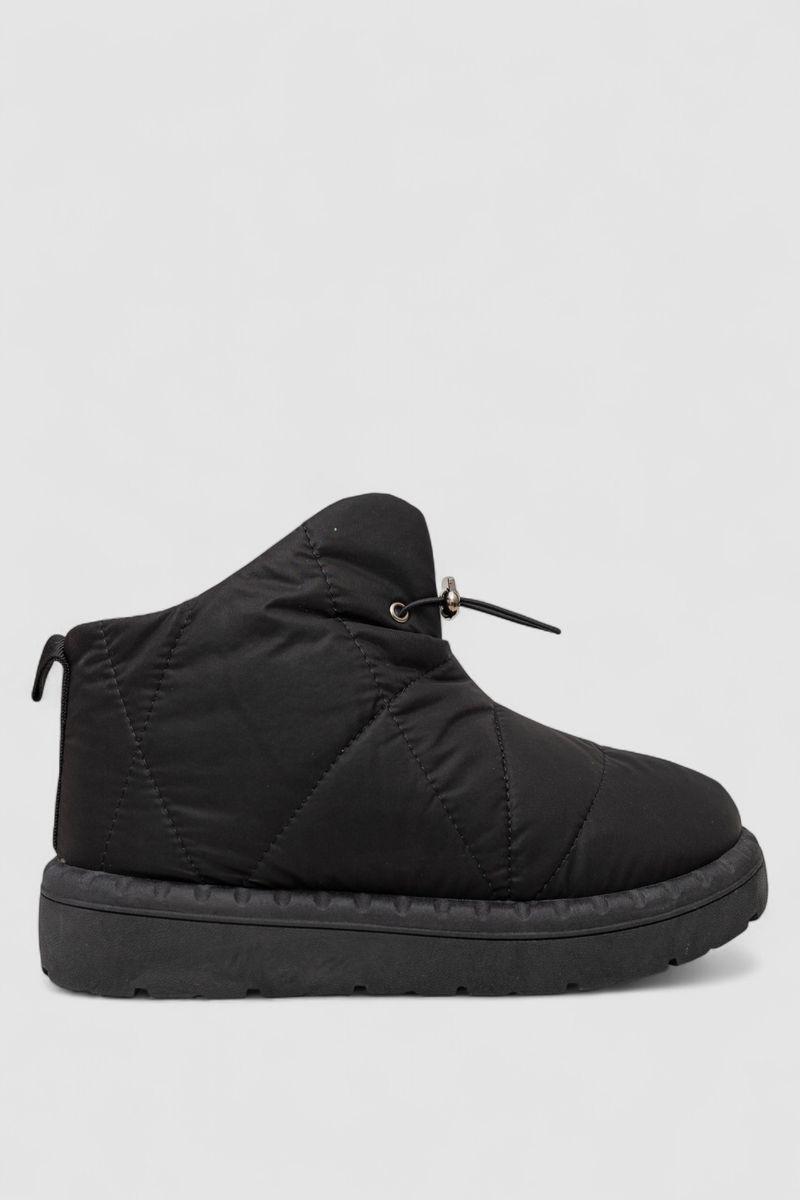 Дутики жіночі зимові на хутрі, колір чорно-сірий, 248RFM400, фото 1