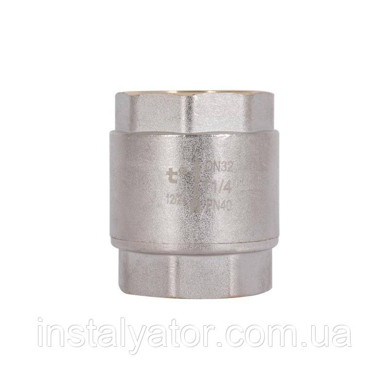 Зворотний клапан Thermo Alliance Standart 1 1/4"ВВ із латунним штоком TAS240W32, фото 1