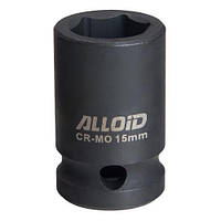 Alloid.Торцева головка ударна 1/2", 15 мм.