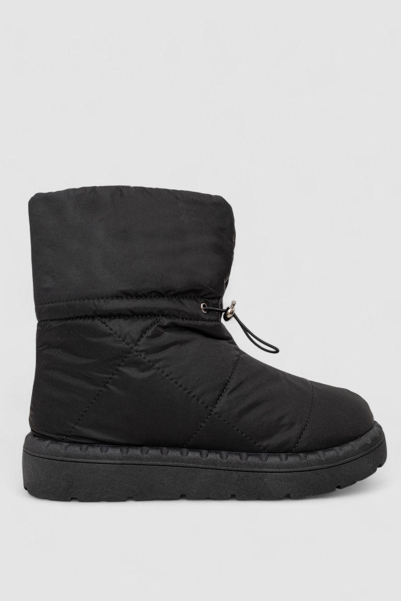 Дутики жіночі зимові на хутрі, колір чорно-коричневий, 248RFM300, фото 1