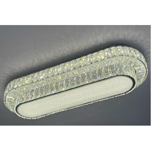 Стельова люстра овальної форми 9863-80*30С, фото 1