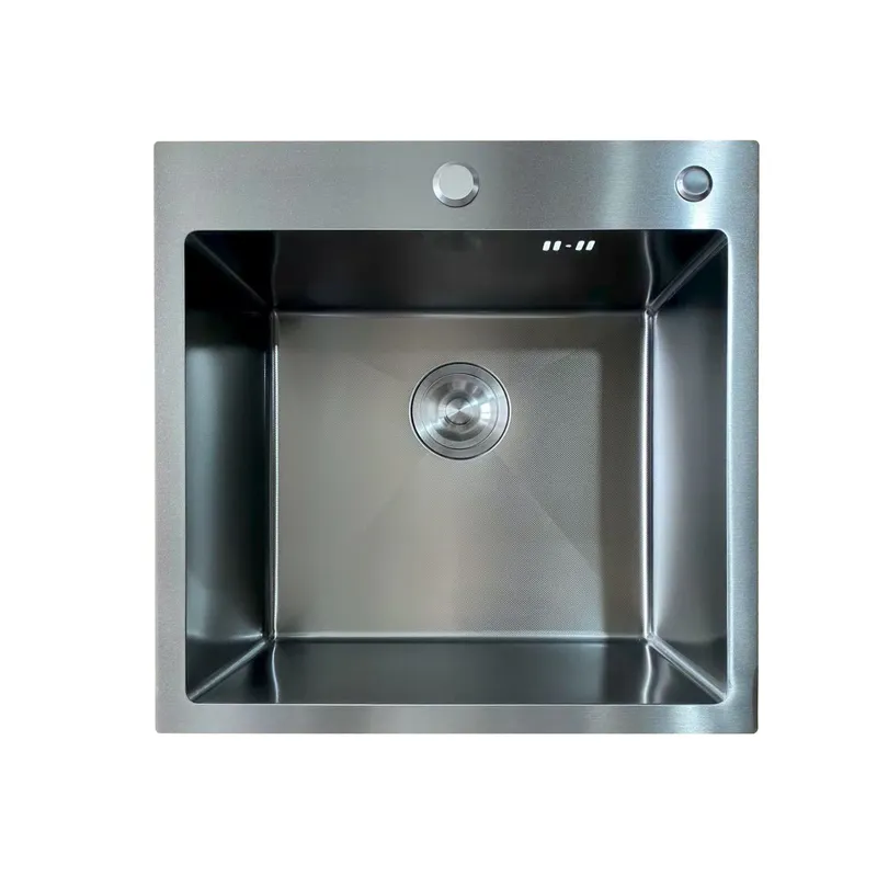 Мийка Mixxus MH5050 Micro Decor Graphite (3.0/0.8) з неірж. сталі (колір графіт) (MI8213), фото 1