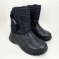 Чоловічі робочі черевики 41р 25см, Гумові утеплені чоботи чоловічі короткі, Бурки низькі UO-56