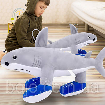 Дитяча м'яка плюшева іграшка "Tralalero Tralala" 35 х 24 см (AX), фото 1