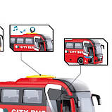 Автобус звуковий інерційний "Shuttle bus" арт. WY 1107 B, фото 2