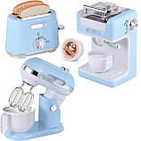 Ігровий набір побутової техніки (кавоварка, тостер, блендер, міксер) арт. 8057 B, фото 2