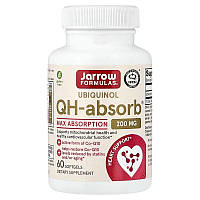 Убихинол 200 мг, Ubiquinol QH-Absorb, Jarrow Formulas, 60 желатинових капсул