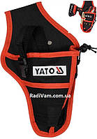 Сумка поясна для для дриля шурупокрута кобура з регулюванням YATO YT-74141