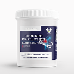 Хондропротектор глюкозамін, хондроїтин, мсм (сірка) для суглобів та зв'язок 5000 мг Envie Lab Полуниця