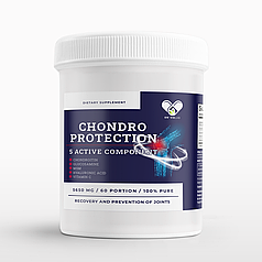 Хондропротектор глюкозамін, хондроїтин, мсм, гіалуронова кислота, вітамін С для суглобів.