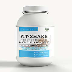 Протеїн для схуднення 1,2 кг (білковий коктейль) казеїновий для дівчат Fit Shake Envie Lab Молочний шоколад