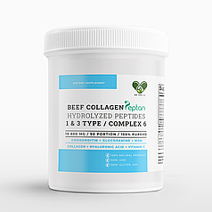 Колаген для суглобів глюкозамін хондроїтин мсм гіалуронова кислота в порошку 5000 Envie Lab