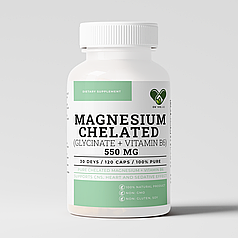 Магній В6 гліцинат хелат 500 мг