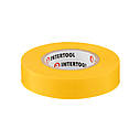 Стрічка ізоляційна 0.15мм*17мм*20м жовта INTERTOOL IT-0052, фото 2